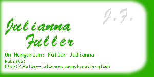 julianna fuller business card